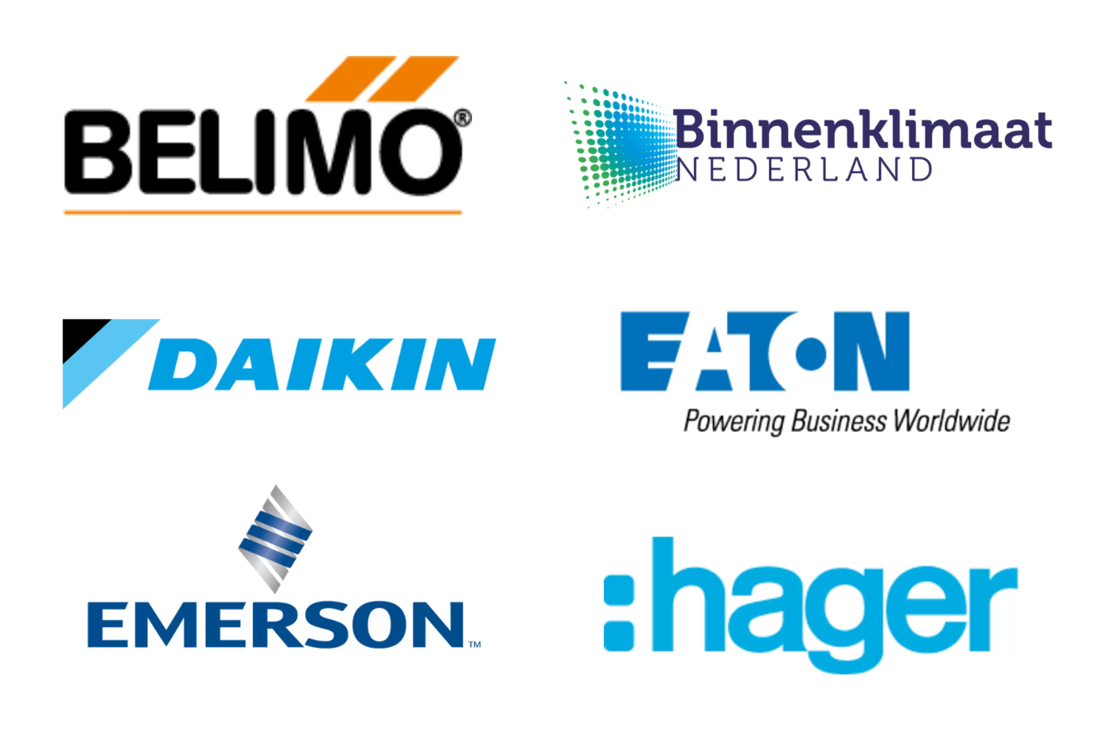 ROVC Platina participanten: Emerson, Daikin, Siemens, Turck, Murr, Mitsubishi en Alklima